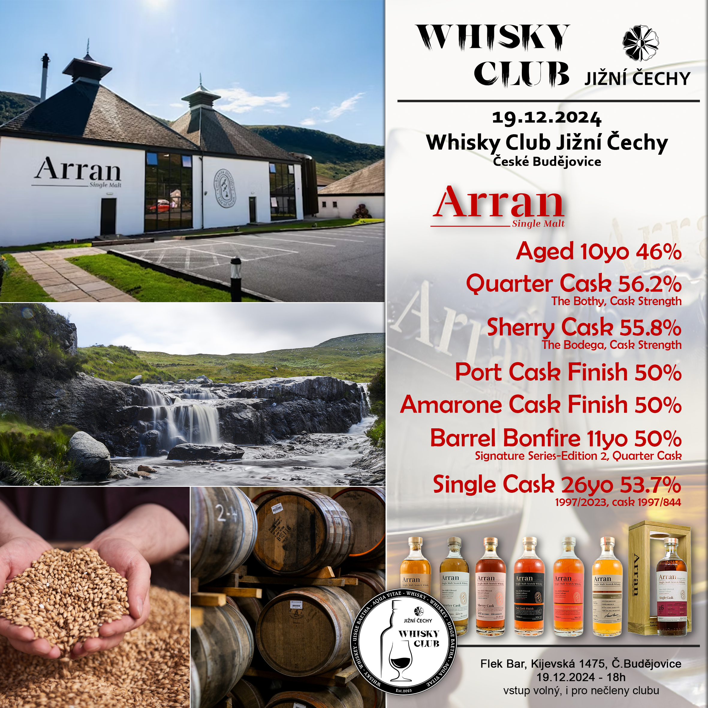 19.12.2024 -  Arran whisky, Lochranza Distillery, Isle of Arran